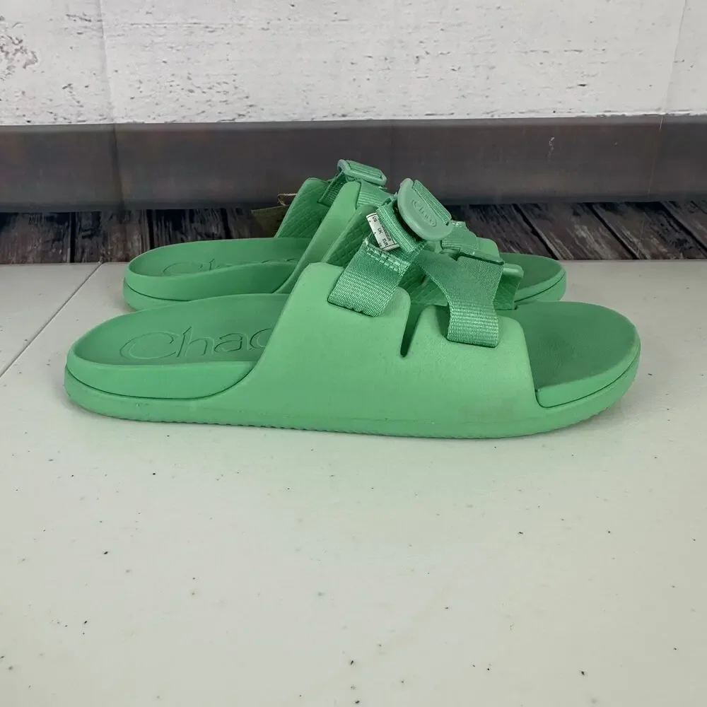 Chaco Youth Sandal Size 6 Green Chillos Slide Big Kids Boys‎ Girls Sandals Jade